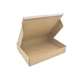 Carton d'expédition avec bande adhésive brun 40 x 30 x 8 cm - Boîte carton - Lot de 20