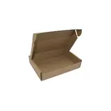 Carton d'expédition brun 13x8,5x2,6 cm – Boîte carton kraft renforcé 450g – fermeture sans adhésif - Lot de 20