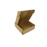 Carton d'expédition brun 15x15x5 cm – Boîte carton kraft renforcé 445g – fermeture sans adhésif - Lot de 20