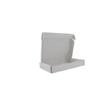 Carton d'expédition blanc 20x13x3 cm – Boîte carton kraft renforcé 365g – fermeture sans adhésif - Lot de 20
