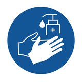 Autocollants Lavage des mains obligatoire