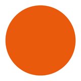 Pastille adhésive promo neutre rond ø 36 mm, Orange fluo - Sticker promo - Lot de 500