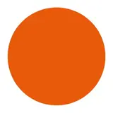 Pastille adhésive promo neutre rond ø 36 mm, Orange fluo - Sticker promo - Lot de 500