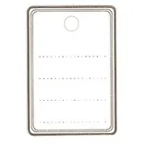 Étiquettes textiles à trou