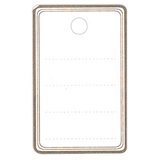 Étiquettes textiles à trou