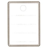 Étiquettes textiles à trou