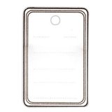 Étiquettes textiles à trou