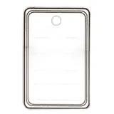 Étiquettes textiles à trou