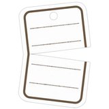 Étiquettes textiles détachables