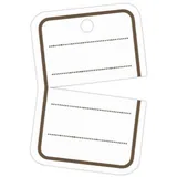 Étiquettes textiles détachables