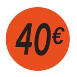 Gommettes adhésives 40€