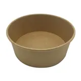 Saladier carton rond brun 750 ml ø 15 x 6 cm - Bol kraft - Bol salade - Lot de 50