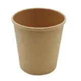 Pot à soupe carton kraft avec revêtement 470 ml ø 9,6 x ø 7,5 x 10 cm - Pot carton - Lot de 25