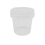 Pot inviolable plastique 150 ml - Pot à sauce micro-ondable - Lot de 25
