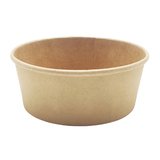 Saladier carton rond brun 550 ml ø 15 x 4,5 cm - Bol kraft - Bol salade - Lot de 50