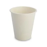 Gobelet boisson chaude 26 cl ø 8 x 9 cm - Gobelet bagasse - Gobelet café - Blanc - Lot de 50