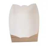 Barquette carton kraft 17,3 x 13,5 x 4,5 cm - Barquette snacking - Lot de 100