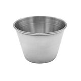 Pot à sauce rond 55ml ø5,7cm inox – Lot de 5