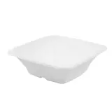 Bol salade 700 ml fibre végétale 17,5 x 17,5 x 5,5 cm - Bol salade biodégradable - Lot de 50