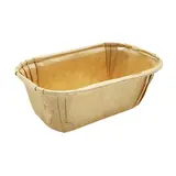 Moule de cuisson en bois 110 x 70 x 40 mm - Moule en bois - Naturel - Lot de 50