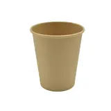 Gobelet boisson chaude 23 cl / 8oz ø 7,95 x 9 cm - Gobelet carton - Gobelet café - Brun - Lot de 50