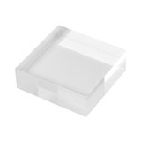 Bloc de présentation acrylique 8 x 8 x 3,5 cm