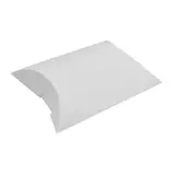 Boîte berlingot carton 9 x 6,5 x 2,5 cm - Blanc - Pochette cadeau carton - Lot de 50