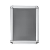 Cadre clic clac aluminium - Cadre clipsable - A4 - gris - angles arrondis