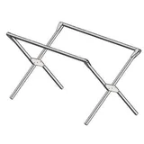 Lit de camp alu pliant 100 x 75 cm