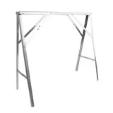 Tréteau acier pliable renforcé 90 x H 80 cm pour claie étalage de marché
