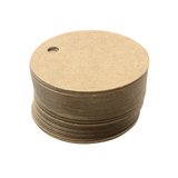 Étiquettes kraft rondes