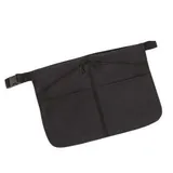 Sacoche poche à monnaie de serveur 4 compartiments - noir - polyester - 40,5 x 28,5 cm