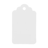 Étiquettes américaines dentelées