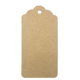 Étiquettes américaines dentelées - Etiquettes cadeaux à trou