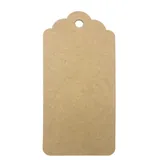 Étiquettes américaines dentelées