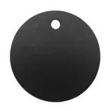 Étiquette à trou kraft noir ronde ø40 mm - Paquet de 500