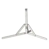 Pied plat léger de 6 kg pour parasol forain - Acier zingué