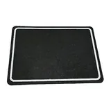 Étiquettes carton 1 face - noir avec liseré blanc - 6 x 4 cm