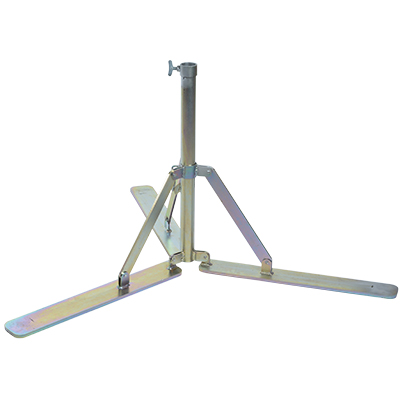 Pied plat lourd de 14 kg pour parasol forain - acier