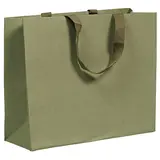 Sacs cadeaux kraft - vert tilleul - 36 + 13 x H 30 cm