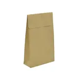Pochette cadeau kraft brun adhésive 14+5,5x23 cm – Paquet de 50