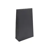 Pochette cadeau noire mate pelliculée fermeture adhésive 14+5,5x23 cm – Paquet de 50