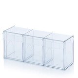 Bac 3 tiroirs basculants 60 x 19,7 x 24 cm