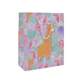 Sac papier motif animaux de la jungle 26x12x32 cm – Paquet de 20