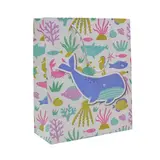 Sac papier motif animaux de la jungle 26x12x32 cm – Paquet de 20