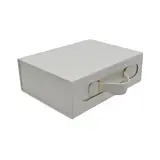 Boîte cadeau carton blanche avec poignée 24x18,2x8cm – Paquet de 5