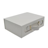 Boites cadeaux carton blanches grand format avec poignée 33x25x12cm – Paquet de 5