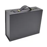 Boites cadeau carton noires avec poignée 28,2x20,2x9,2cm – Paquet de 5