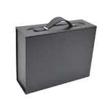 Boites cadeau carton noires avec poignée 28,2x20,2x9,2cm – Paquet de 5