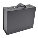 Boites cadeau carton noires avec poignée 28,2x20,2x9,2cm – Paquet de 5